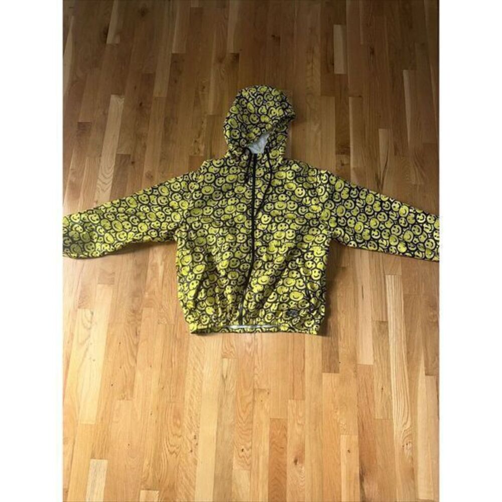 WESC America‎ Inc Mike Smiley Face AOP Hoodie Size M - Picture 2 of 5